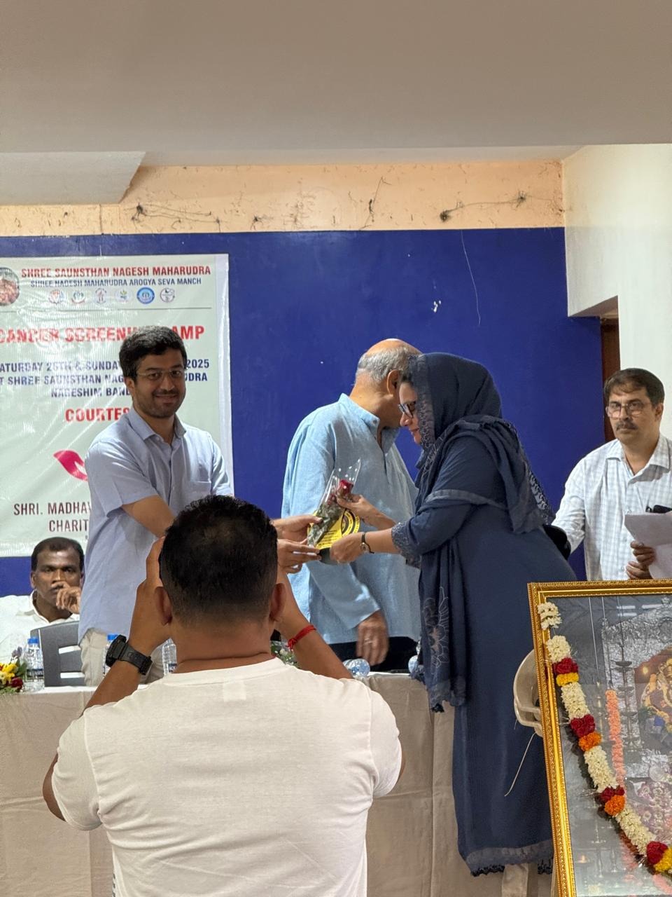 Dr. Mariam Anjum — Felicitation — Cancer Screening Camp